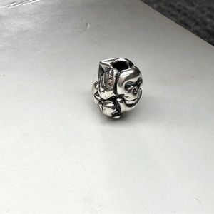 Trollbeads Silver Skull Bracelet Charm